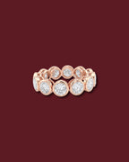 CELINA Round Bezel Eternity Band