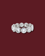 CELINA Round Bezel Eternity Band