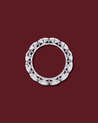 CELINA Round Bezel Eternity Band