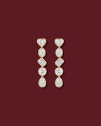 EMMA Bezel Drop Earrings