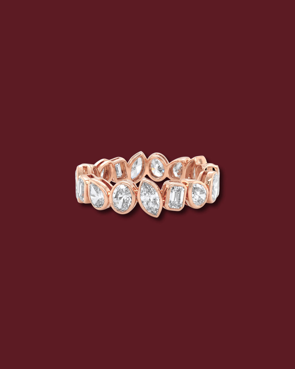 FREYA Varied Bezel Eternity Band
