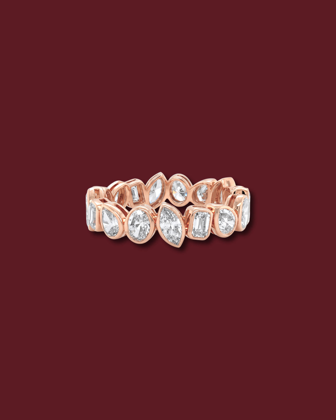 FREYA Varied Bezel Eternity Band