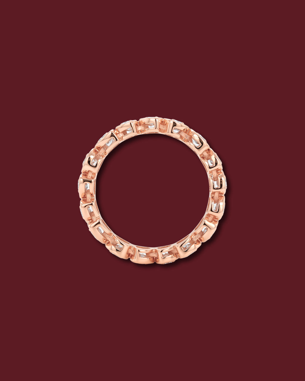 FREYA Varied Bezel Eternity Band