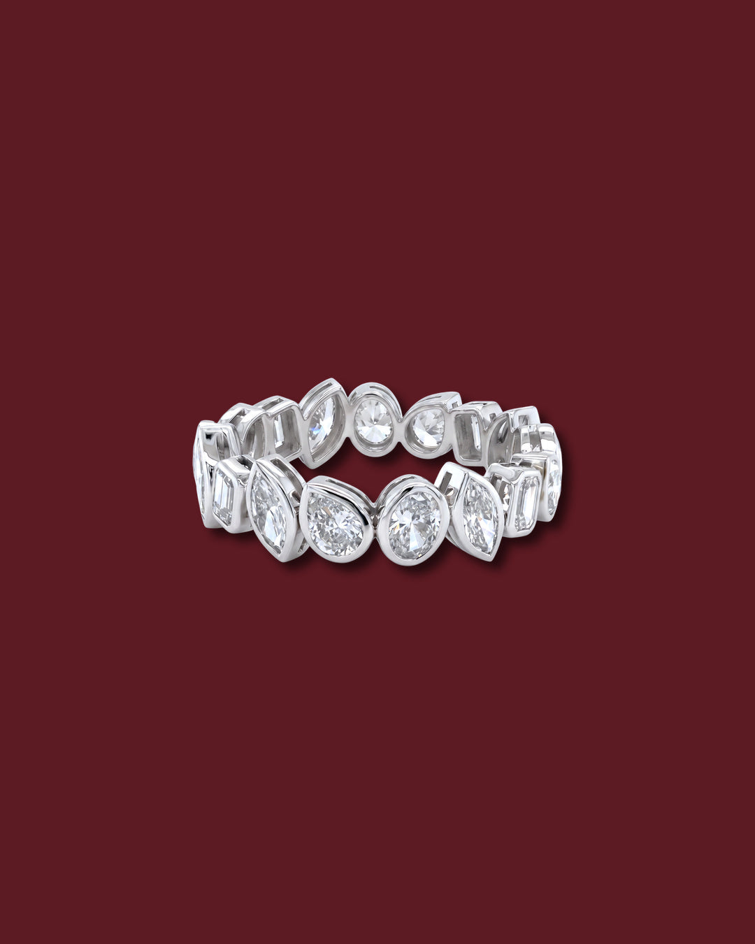 FREYA Varied Bezel Eternity Band